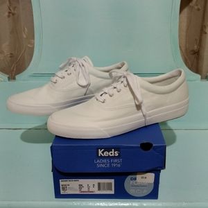 ~NWT~ Keds Anchor Solid White Sneakers